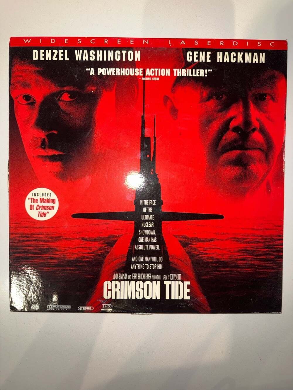 Crimson Tide LaserDisc Widescreen Edition